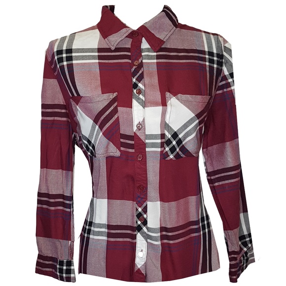 Charlotte Russe | Plaid Shirt | Plus Size 1x - Picture 1 of 6